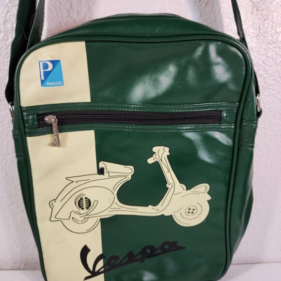 Green and Cream Shoulder Bag - Picture 2 of 16